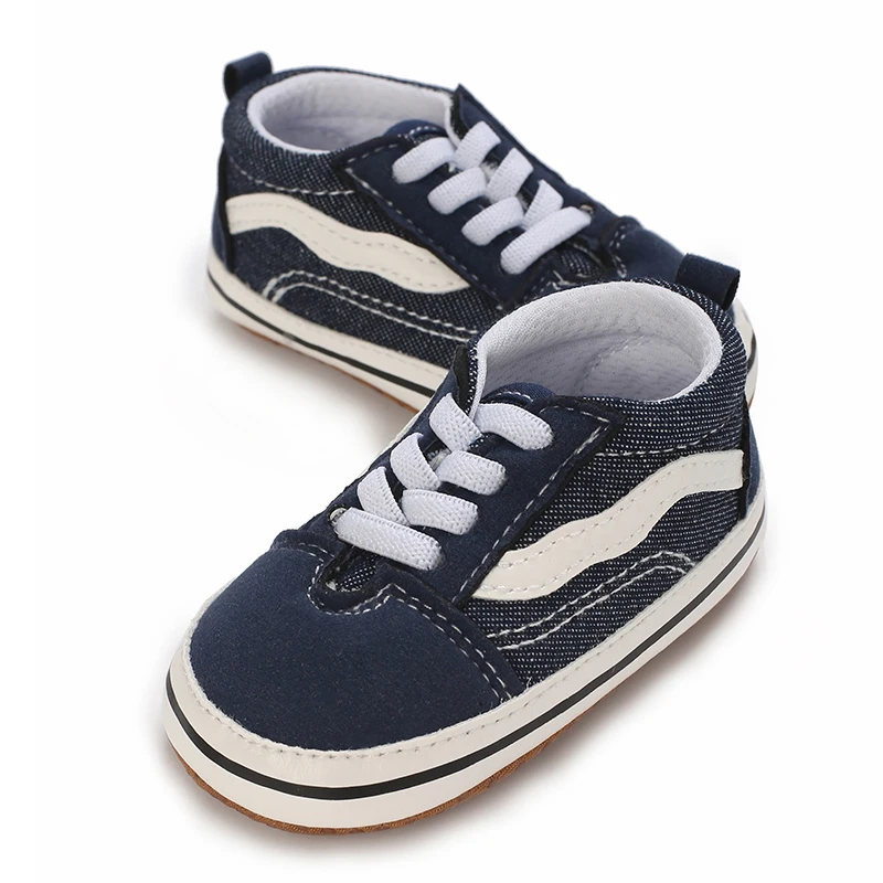 VALEN SINA Baby First Walkers Cute Newborn Kid Canvas Sneakers Baby Boy Girl Soft Sole Crib Shoes Pre Walkers