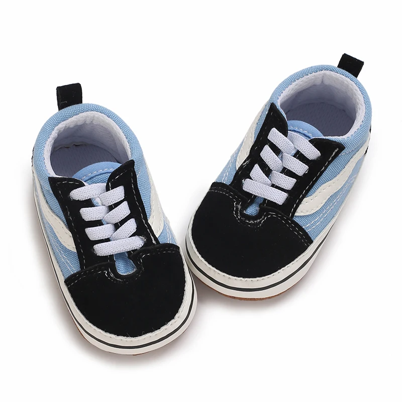 VALEN SINA Baby First Walkers Cute Newborn Kid Canvas Sneakers Baby Boy Girl Soft Sole Crib Shoes Pre Walkers