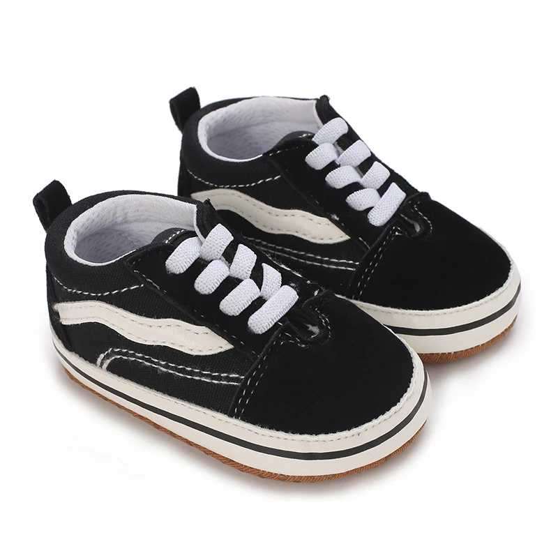 VALEN SINA Baby First Walkers Cute Newborn Kid Canvas Sneakers Baby Boy Girl Soft Sole Crib Shoes Pre Walkers