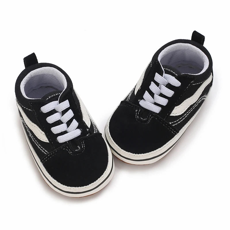 VALEN SINA Baby First Walkers Cute Newborn Kid Canvas Sneakers Baby Boy Girl Soft Sole Crib Shoes Pre Walkers