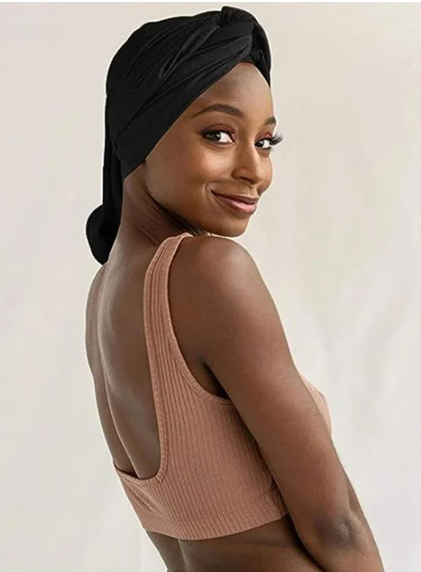 Wrap Headband For Women Long Lightweight Solid Color Jersey Hijab Scarf Headband Ideal For Braids
