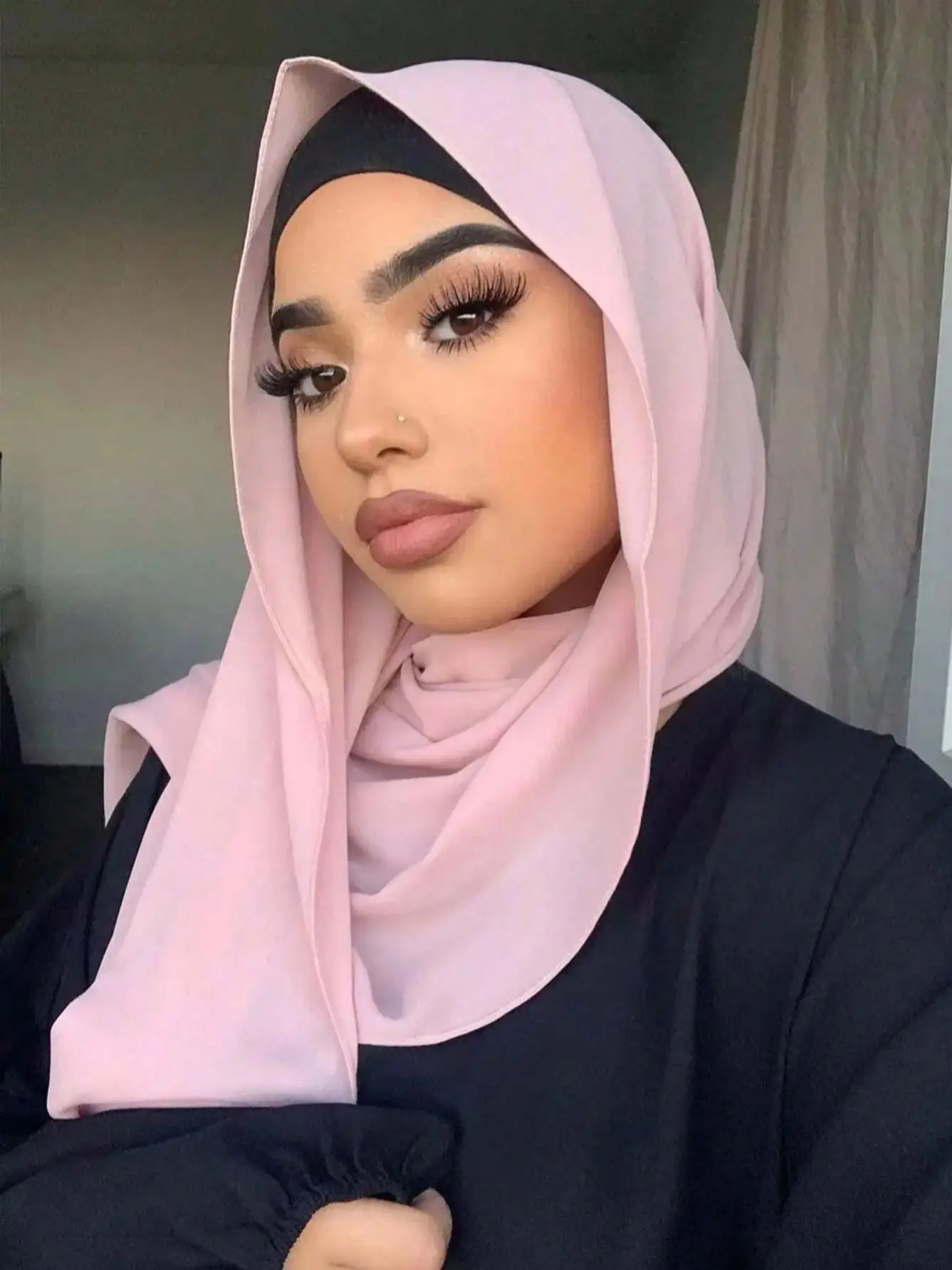 Premium Chiffon Hijab Scarf For Women Turban For Veil Scarves Muslim Hijabs For Woman Shawls For Veils Hijab Accessoires Ramadan