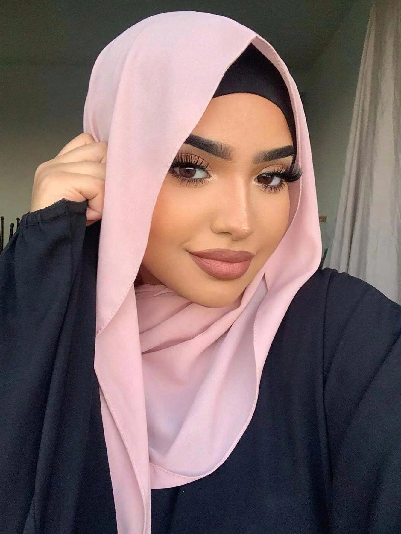 Premium Chiffon Hijab Scarf For Women Turban For Veil Scarves Muslim Hijabs For Woman Shawls For Veils Hijab Accessoires Ramadan