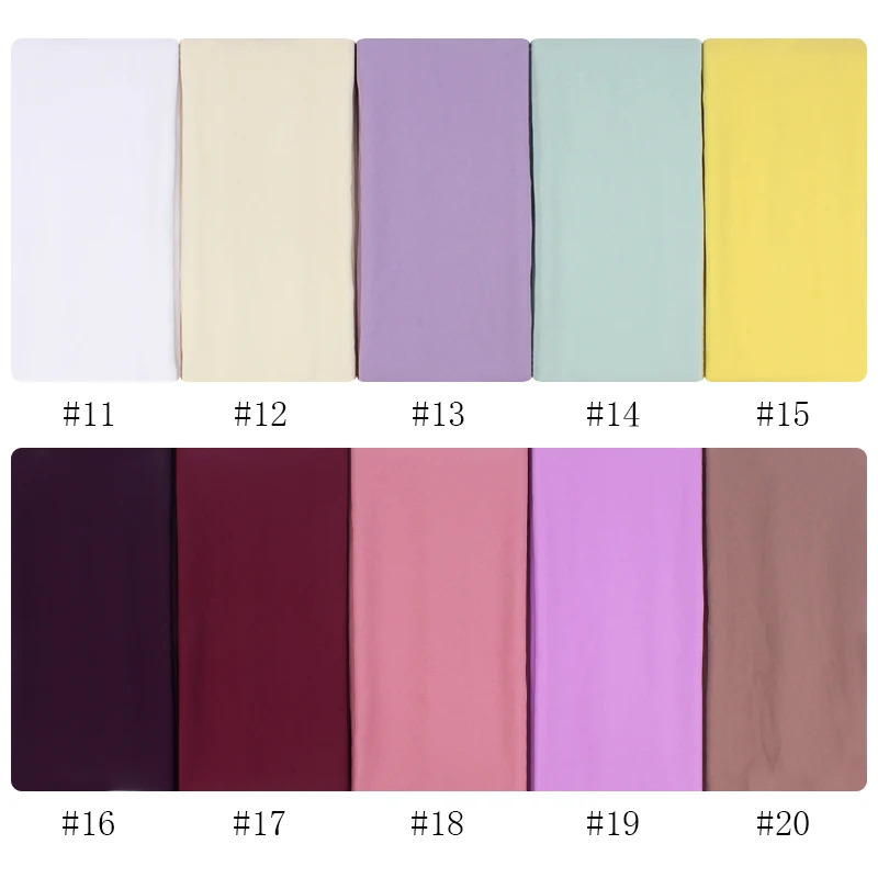 Premium Chiffon Hijab Scarf For Women Turban For Veil Scarves Muslim Hijabs For Woman Shawls For Veils Hijab Accessoires Ramadan