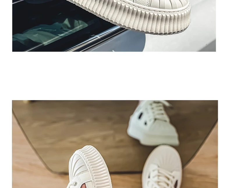 Men Casual Shoes Hollow Out Slip-On Solid Color For Loafers Flat Slippers Summer Male Shoes Half Slippers Breathable Sandalias