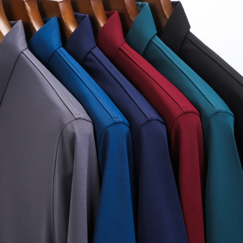 2026 Men's New Solid Color Business Casual POLO Shirt Summer Fashion Casual Short Sleeve Comfortable and Breathable Top