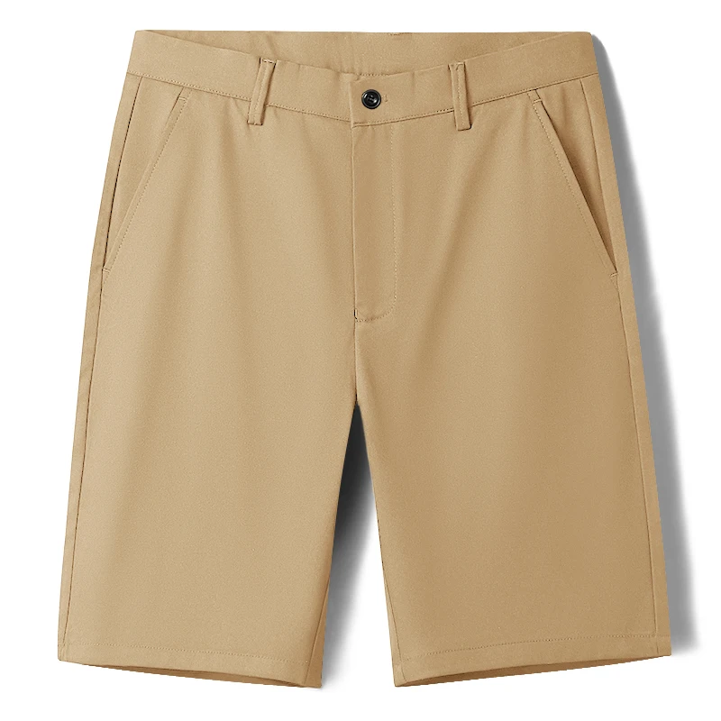 Large Size Cargo Shorts Men's Casual Knee Pants Zipper Pocket Summer Cotton Shorts Running Jogger Shorts Elastic Waist