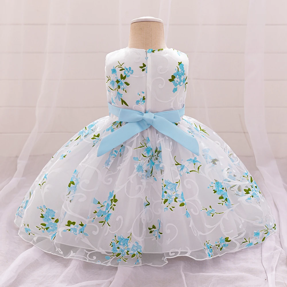 Summer Pink Flower Dress For Girls Kids Clothes Party Wedding Bridesmaid Girl Dresses Birthday Children Clothing Costumes 3 10 Y