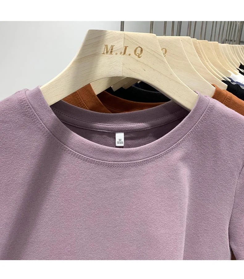 Women T Shirt Girls T-Shirt Woman Clothes Tops Cotton Tshirt Female Short Sleeve Spring Tee Sexy Y2k Top White
