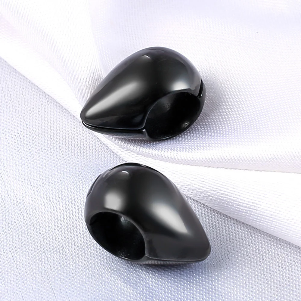 Twolobes 2PCS 316 Stainless Steel Water Drop Ear Weights Hangers Gauges Tunnels Expansions Piercing Women Body Jewelry New