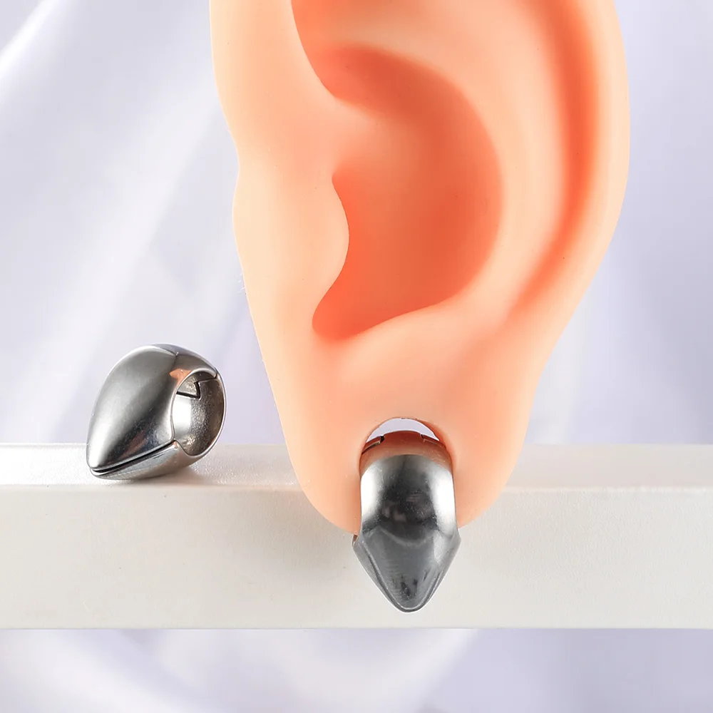 Twolobes 2PCS 316 Stainless Steel Water Drop Ear Weights Hangers Gauges Tunnels Expansions Piercing Women Body Jewelry New