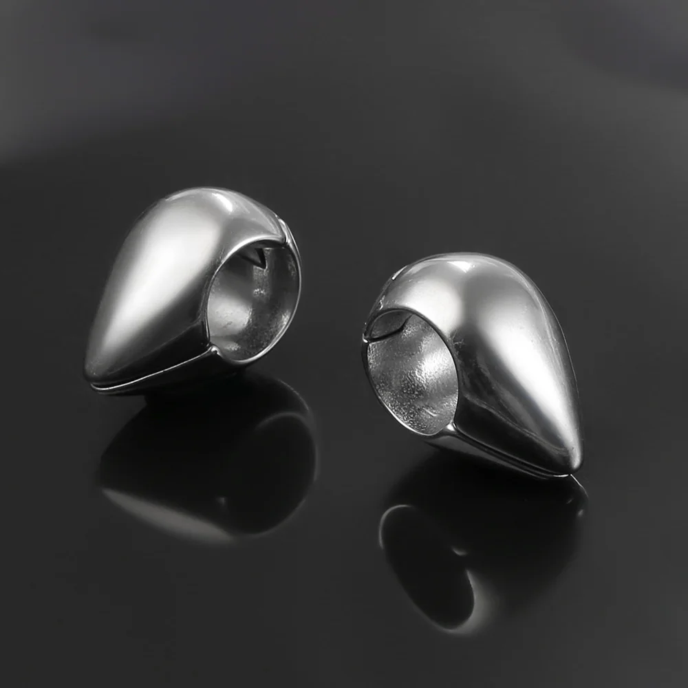 Twolobes 2PCS 316 Stainless Steel Water Drop Ear Weights Hangers Gauges Tunnels Expansions Piercing Women Body Jewelry New