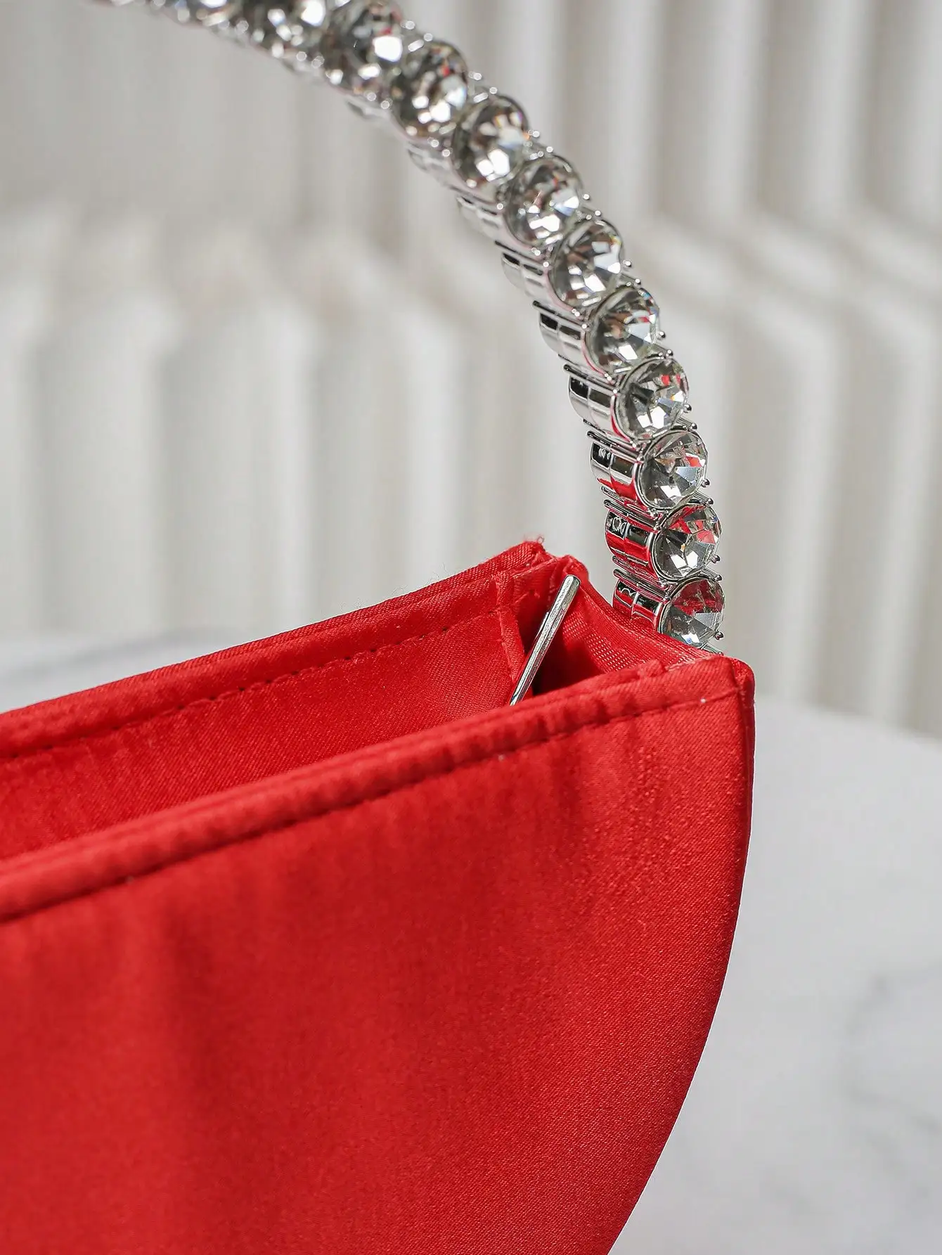 Elegant Rhinestone Novelty Bag, Classic Banquet Clutch Purse, Women's Formal Evening Handbag For Party Wedding