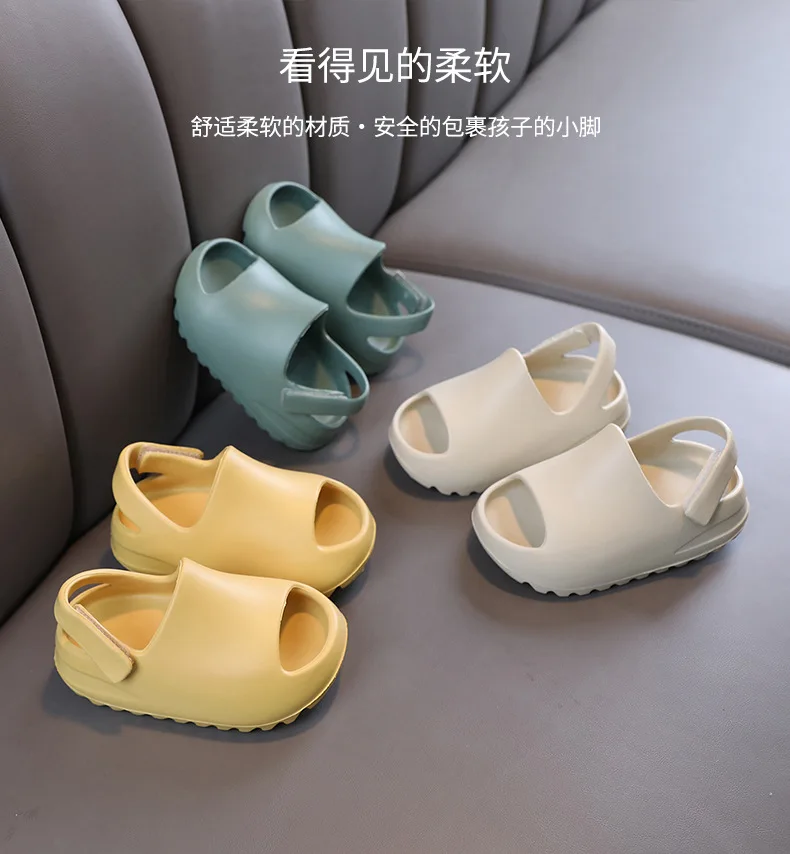 Children's Slippers Summer Wear Sandals Slippers Wholesale Beach Shoes Foreign Trade Hole Shoes for Small Children Baby Shoes