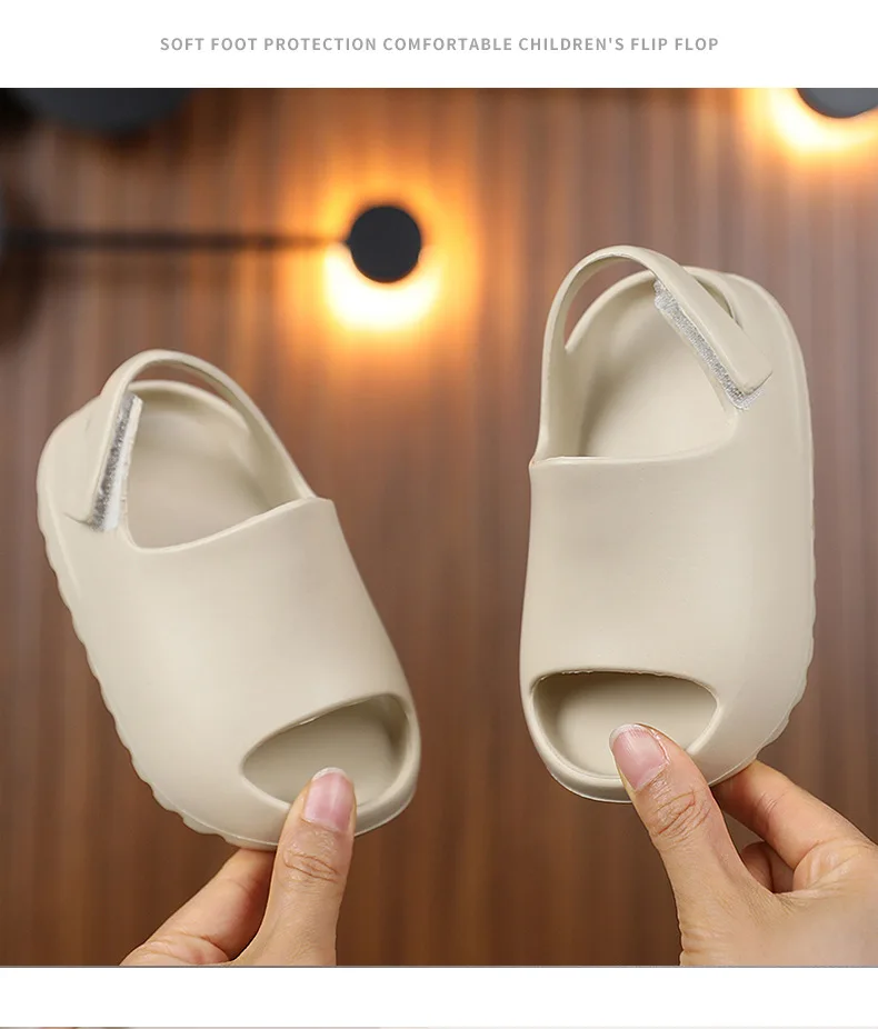 Children's Slippers Summer Wear Sandals Slippers Wholesale Beach Shoes Foreign Trade Hole Shoes for Small Children Baby Shoes