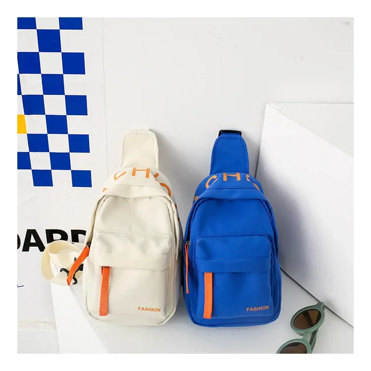 Chest Bag for Kids Little Boy Play Travel Collection Simple Casual Shoulder Crossbody Bag Boys and Girls Coin Purse Backpack