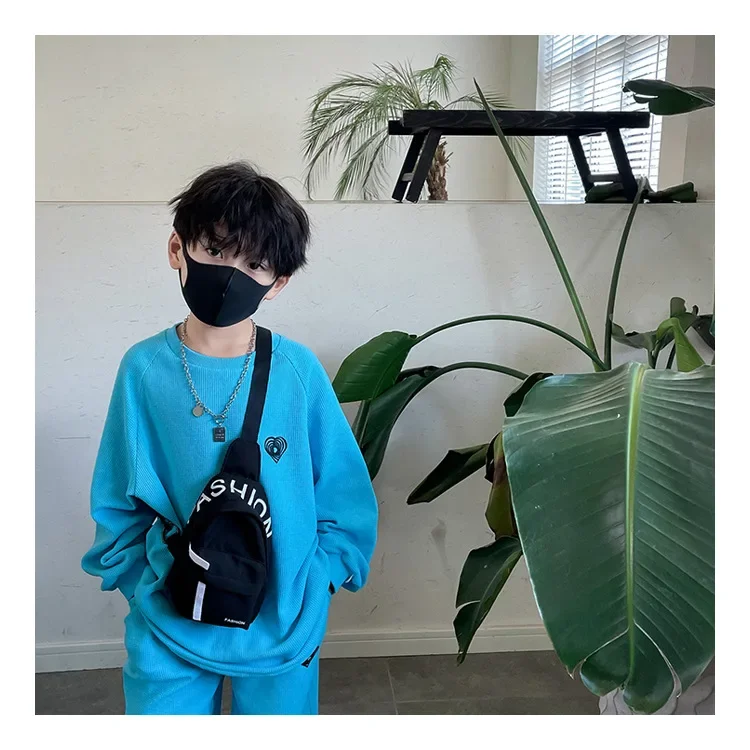 Chest Bag for Kids Little Boy Play Travel Collection Simple Casual Shoulder Crossbody Bag Boys and Girls Coin Purse Backpack