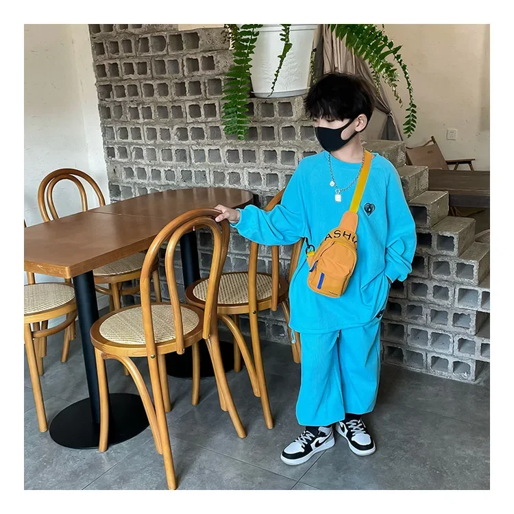 Chest Bag for Kids Little Boy Play Travel Collection Simple Casual Shoulder Crossbody Bag Boys and Girls Coin Purse Backpack