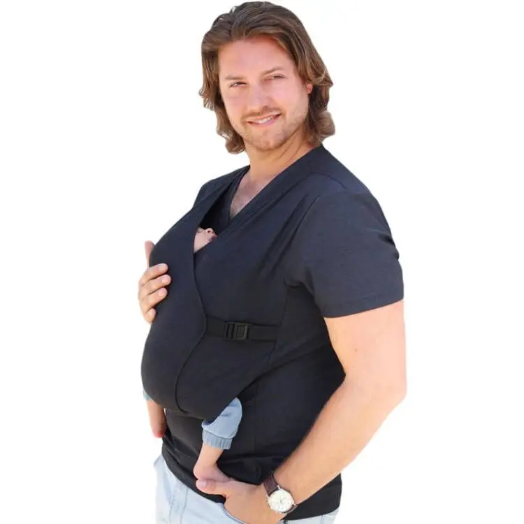 Summer Parent-Child Clothing Multifunction Kangaroo Dad Kangaroo Mom Comfort T-Shirt Vest Hold Baby Clothes Women's Clothing