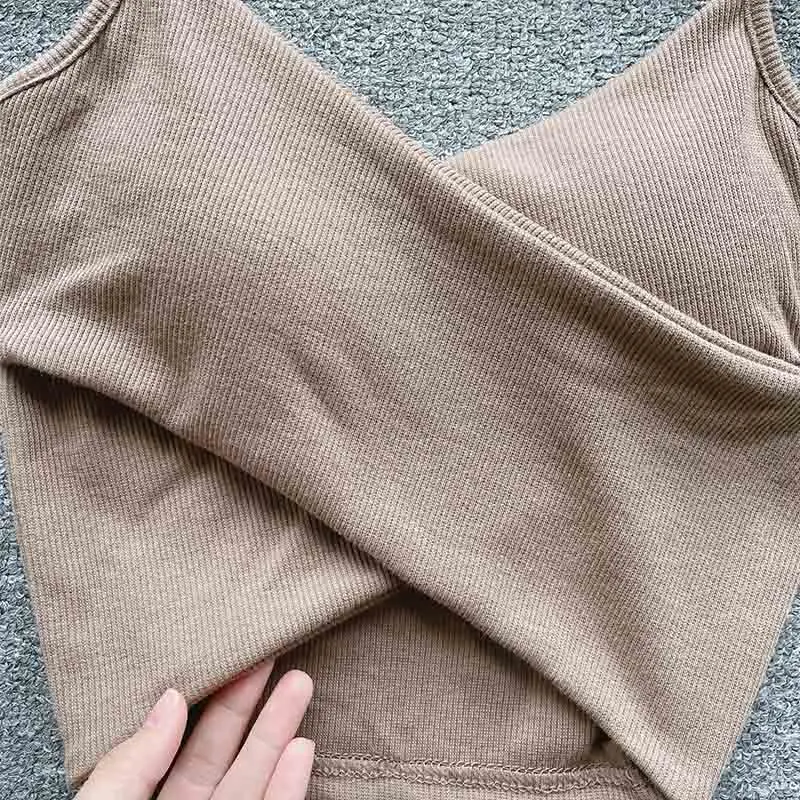 Irregular Casual Sport Camisole Women Strap Design Solid Fashion 2025 Y2K Elegant Ladies Chic Slim Tank Tops