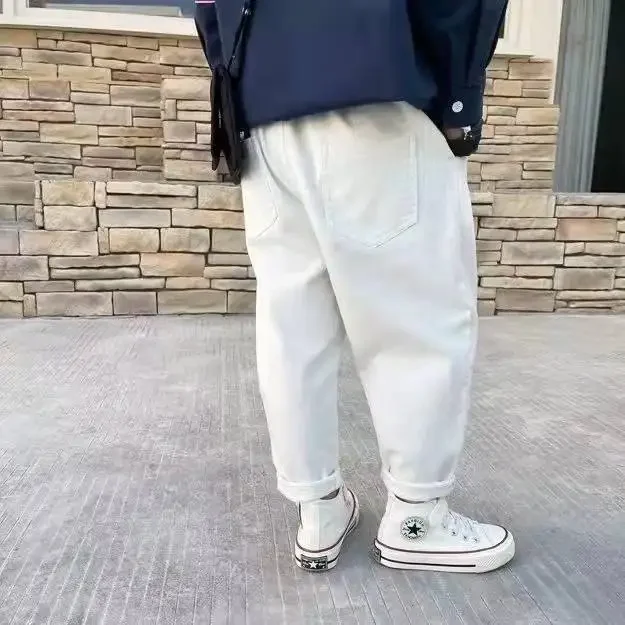 Baby Boys Pants Spring Autumn Cotton Kids Boy Girl Loose Pants Cargo Pants Children's Casual Sports Trousers