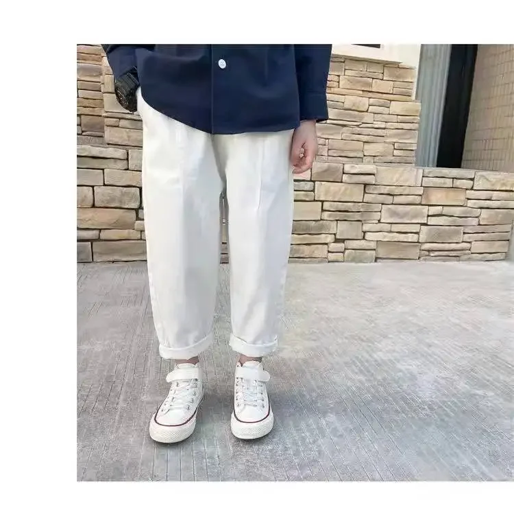 Baby Boys Pants Spring Autumn Cotton Kids Boy Girl Loose Pants Cargo Pants Children's Casual Sports Trousers