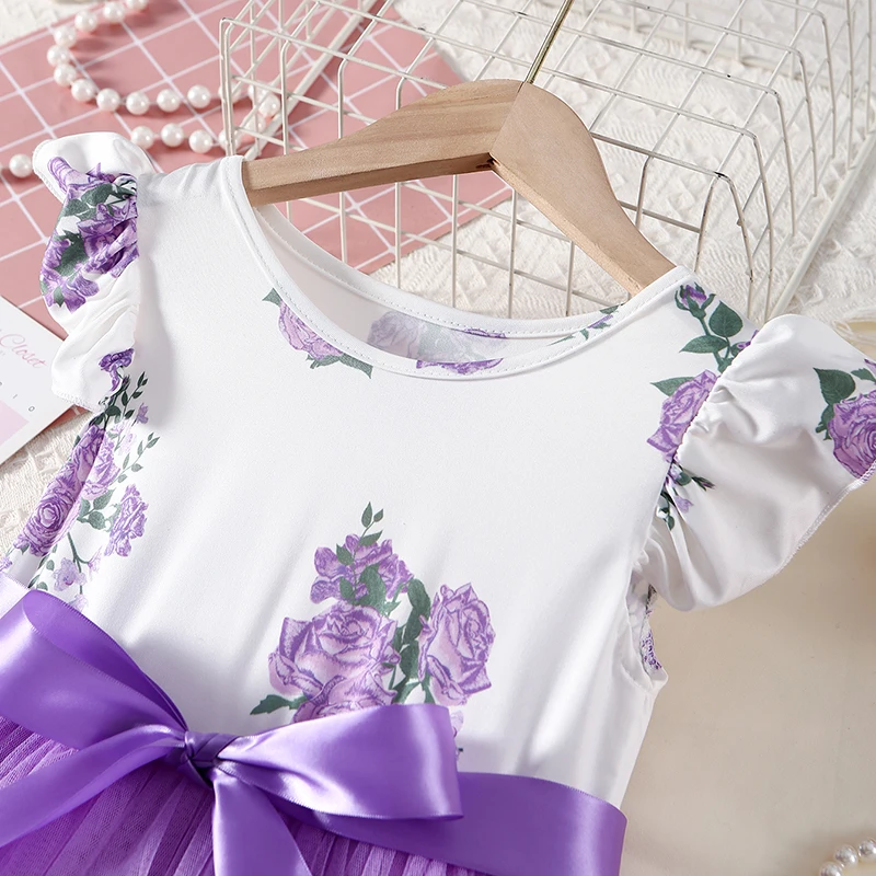 Girls' Casual Dress Princess Dress Gorgeous Dress Christmas Birthday Party Wedding Daily Casual Dress Age 3-8 Years Old