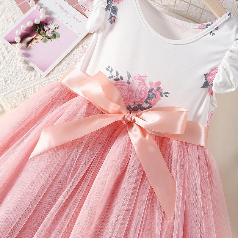 Girls' Casual Dress Princess Dress Gorgeous Dress Christmas Birthday Party Wedding Daily Casual Dress Age 3-8 Years Old