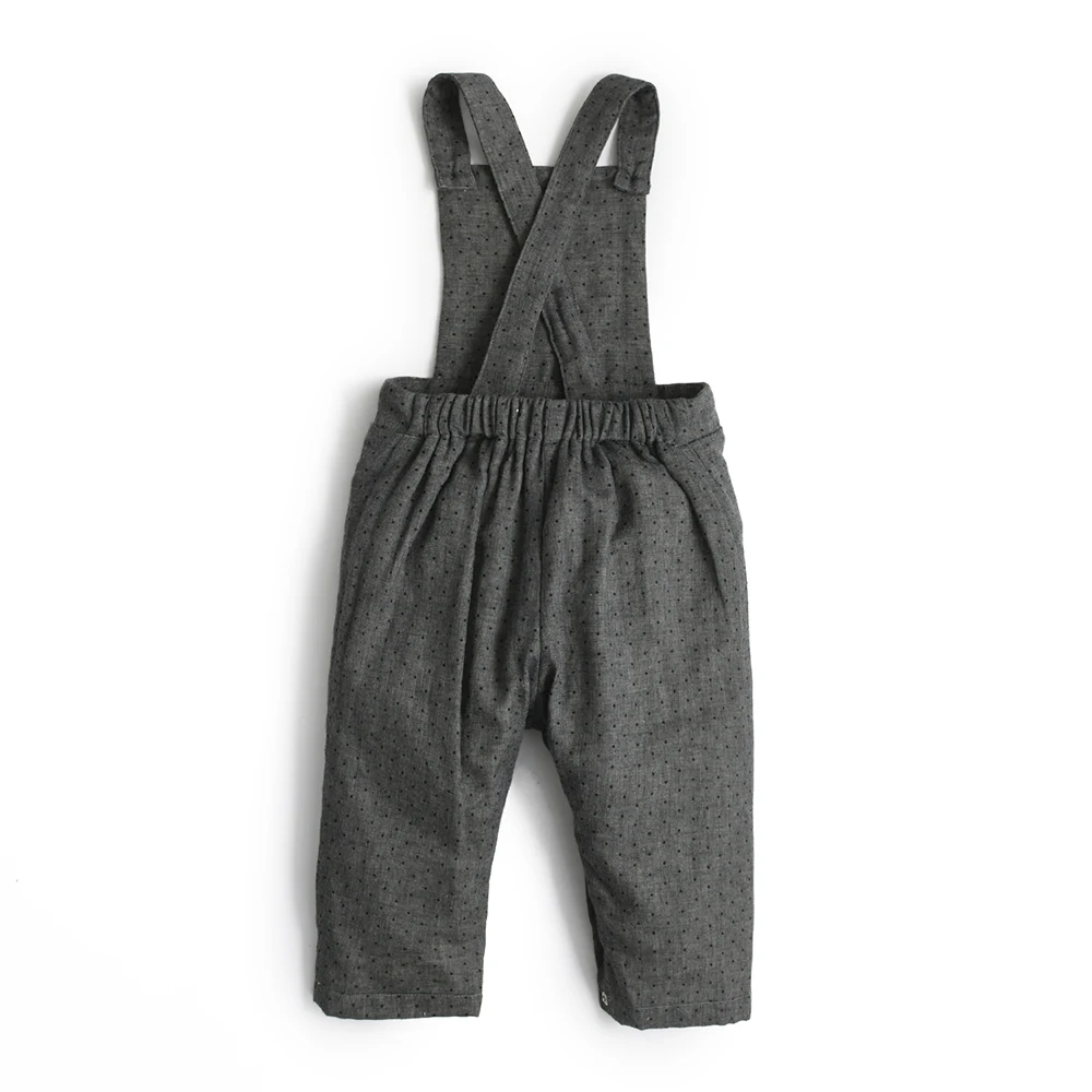 2024 Newborns Baby Spring Romper Jumpsuit Clothes Boys Infants Printed Suspender Pants Children Outdoor Clothing Trousers Kids