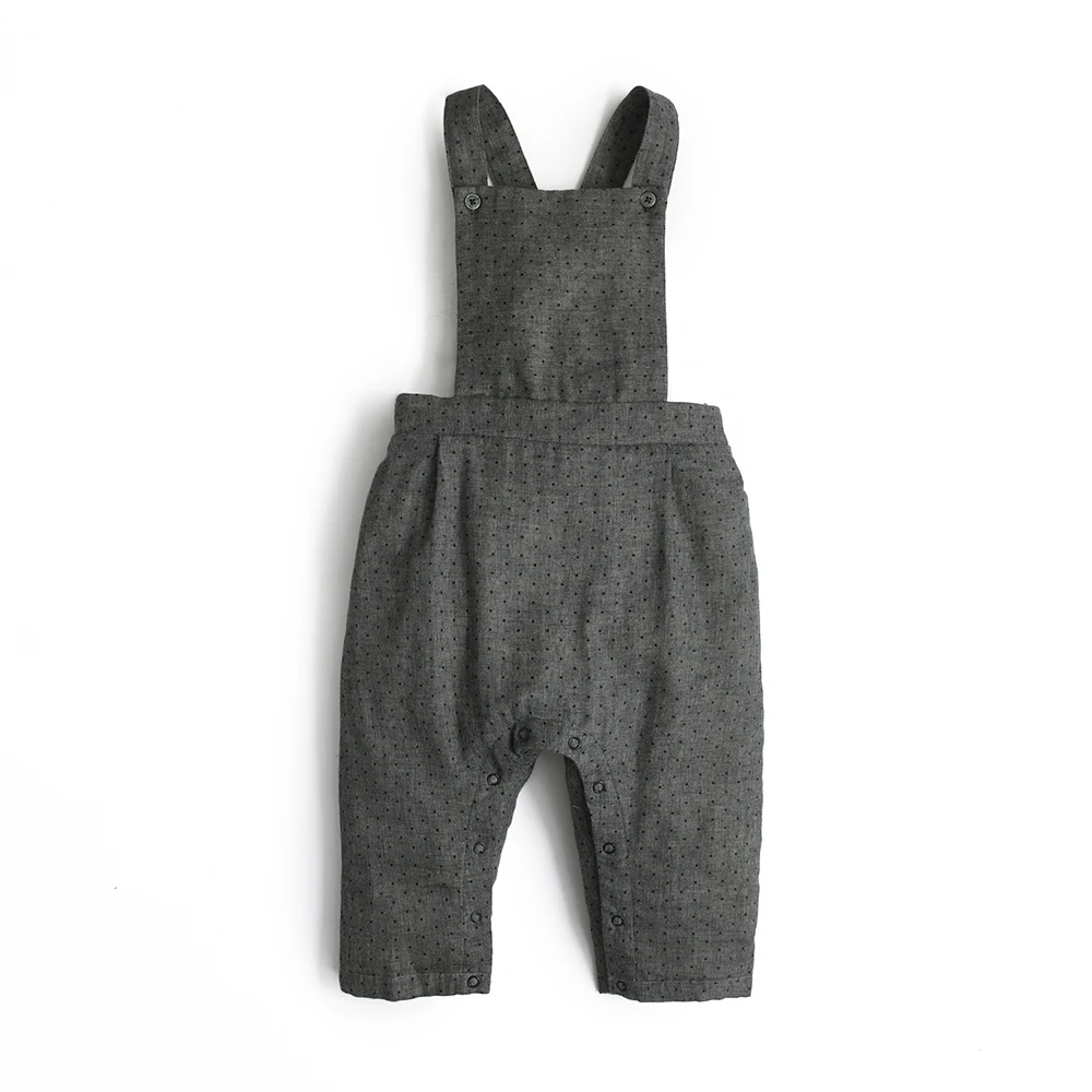 2024 Newborns Baby Spring Romper Jumpsuit Clothes Boys Infants Printed Suspender Pants Children Outdoor Clothing Trousers Kids