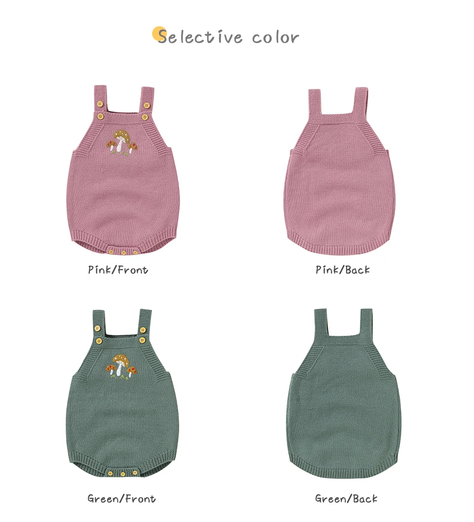 Adorable Knitwear Acrylic Sleeveless Baby Girls Summer Rompers For 1-18 Months Newborns Soft Infant Jumpsuit Bodysuit All-in-one