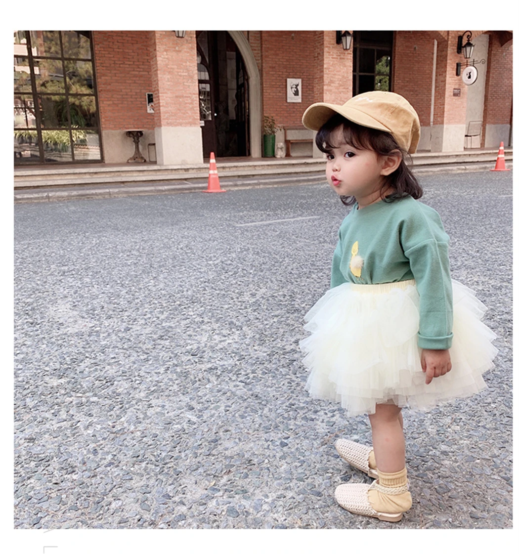 Little Girls Tutu Skirts Black Fluffy Toddler Tulle Princess Ball Gown Pettiskirt Ballet Dance Kids Party/birthday Skirt 1-7T