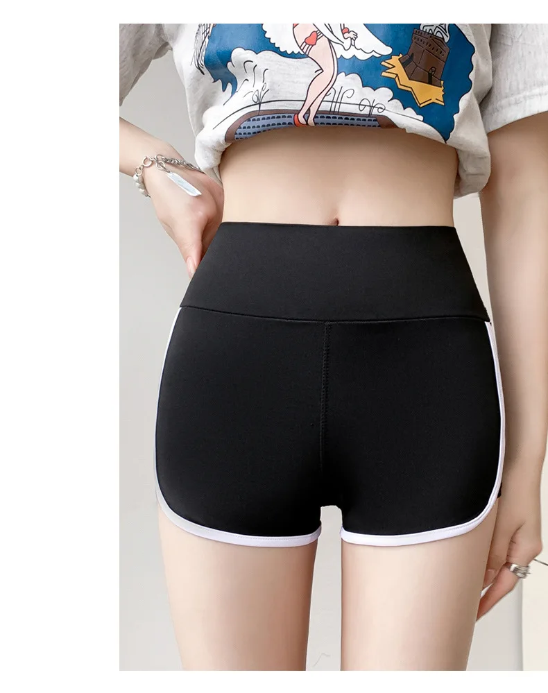 Running Shorts Women's Summer Thin Leggings Safety Pants Women's Ice Silk Shorts Yoga Pants Cycling Shorts Sexy Butt Lift