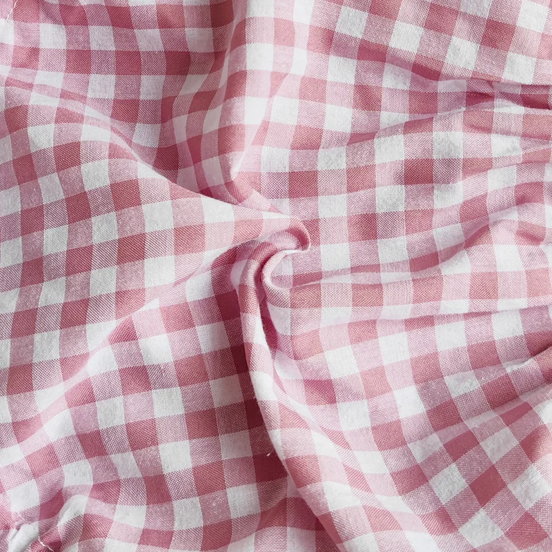 Summer Baby Clothes Suit Infant Girls Boys Cartoon T-shirt and Plaid Bloomer 2Pcs Korean Style Casual Toddler Outwear
