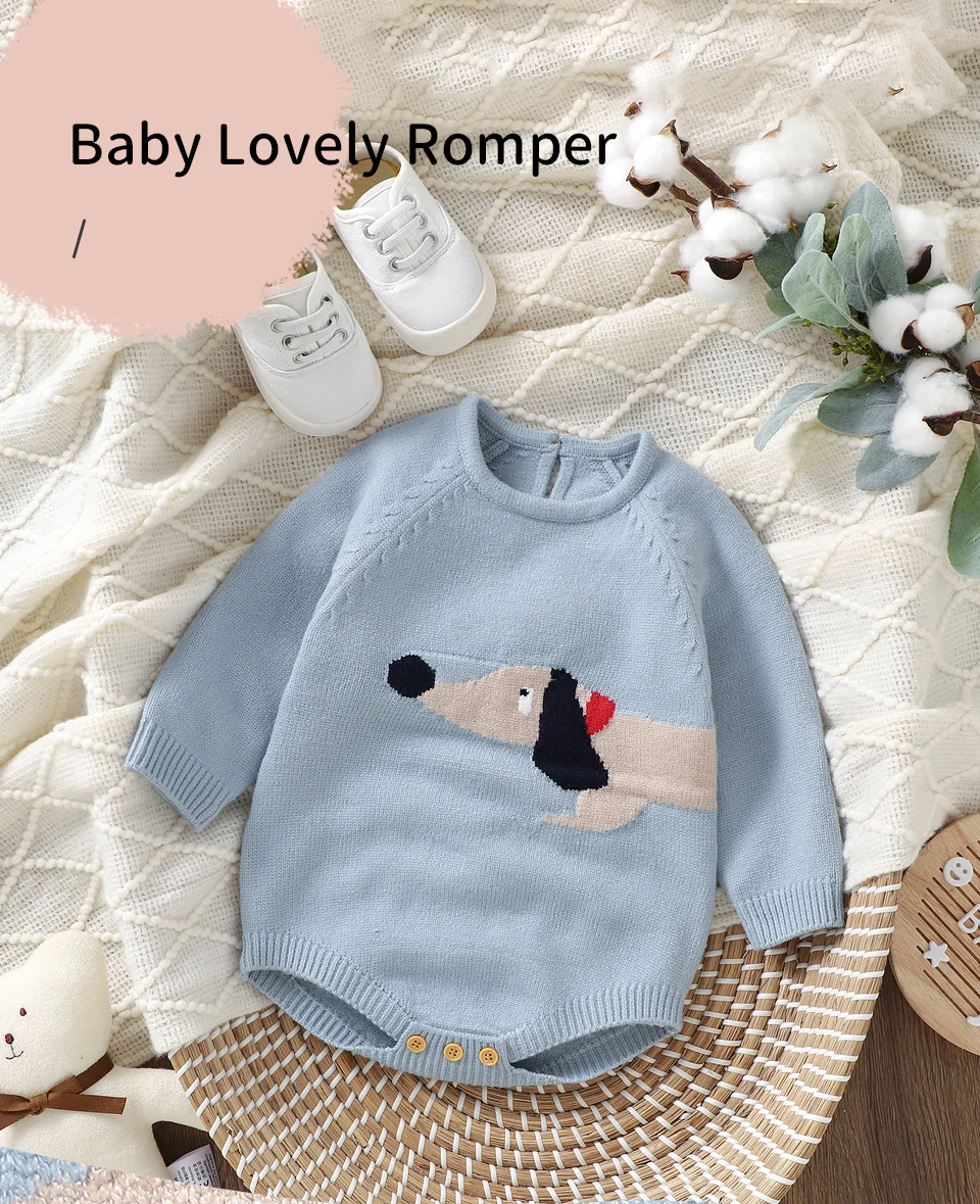 Cute Preppy design Skin-friendly Long Sleeve Baby Boys & Girls Summer Bodysuit Jumpsuit Breathable Newborn Infant Rompers
