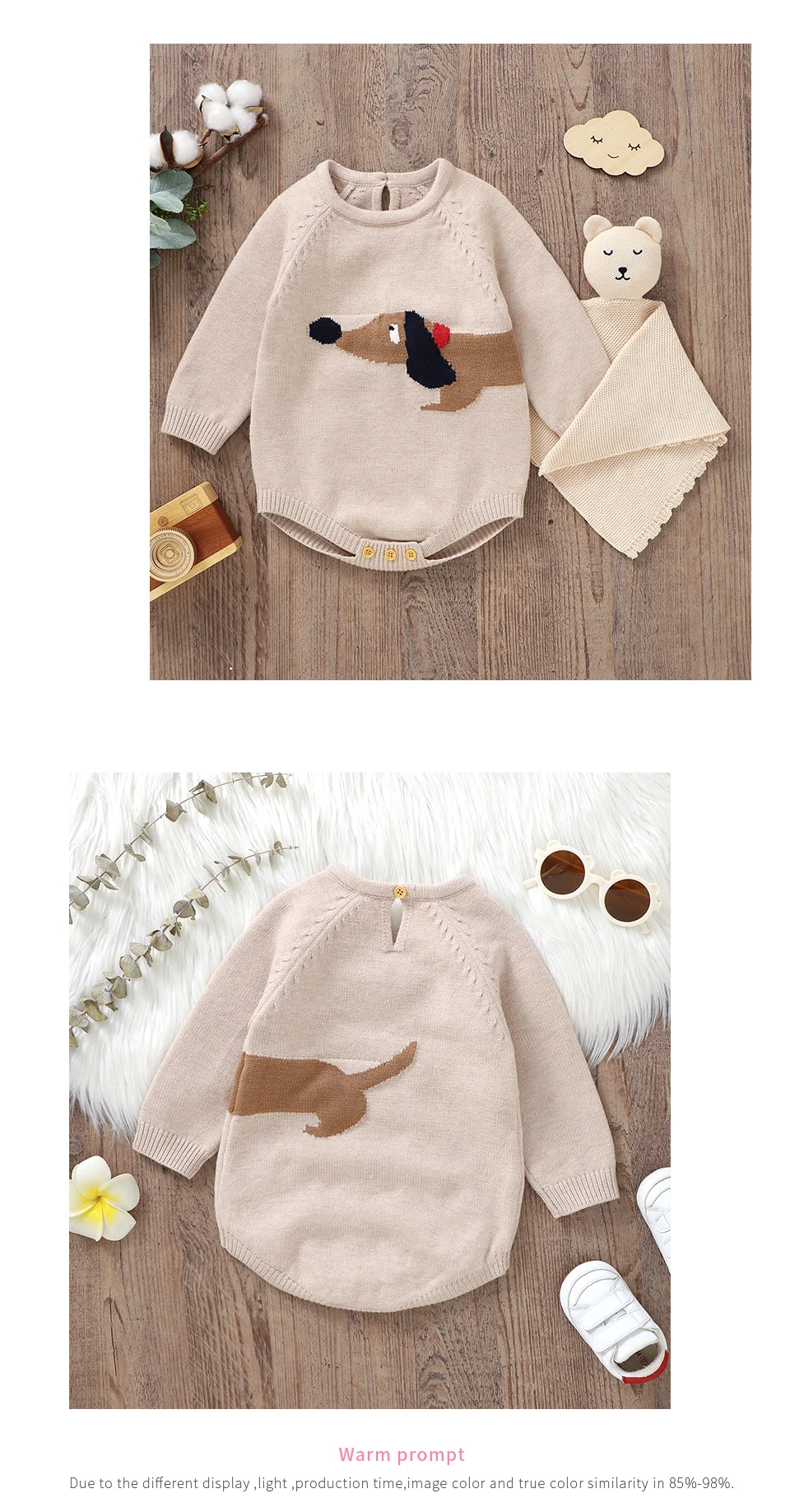 Cute Preppy design Skin-friendly Long Sleeve Baby Boys & Girls Summer Bodysuit Jumpsuit Breathable Newborn Infant Rompers