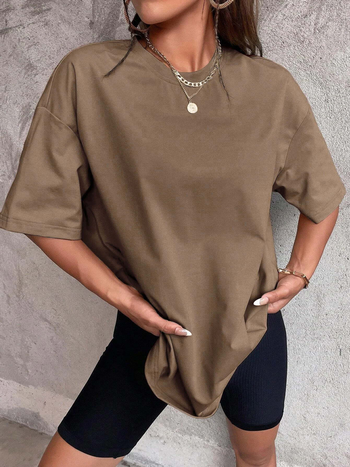 Cotton Solid Color Summer T Shirt Female Street Hip Hop T-shirts Cotton Casual Short Sleeve Comfortable Fashion Tee Tops