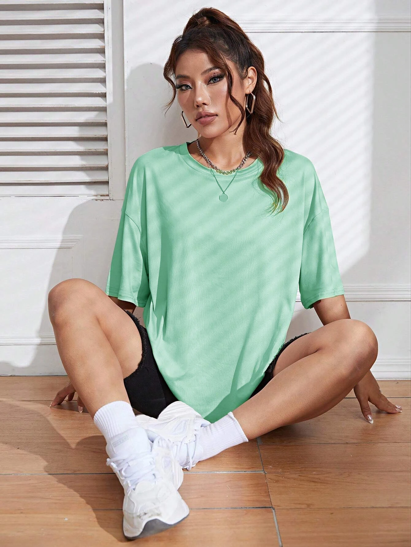 Cotton Solid Color Summer T Shirt Female Street Hip Hop T-shirts Cotton Casual Short Sleeve Comfortable Fashion Tee Tops