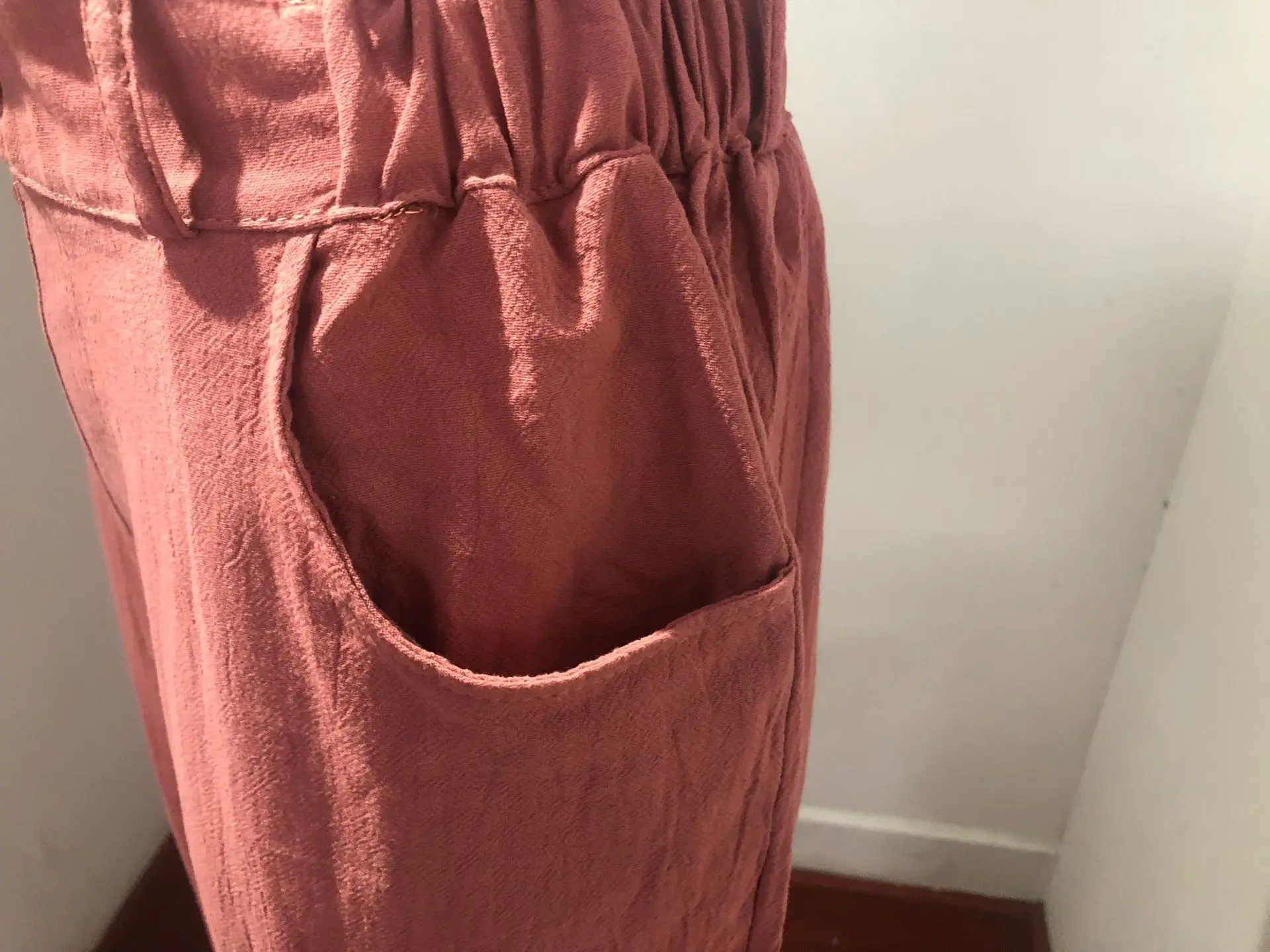 Summer 2026 New Ladies Cotton and Linen Straight Tube Cropped Casual and Comfortable Simple Women Radish Pants