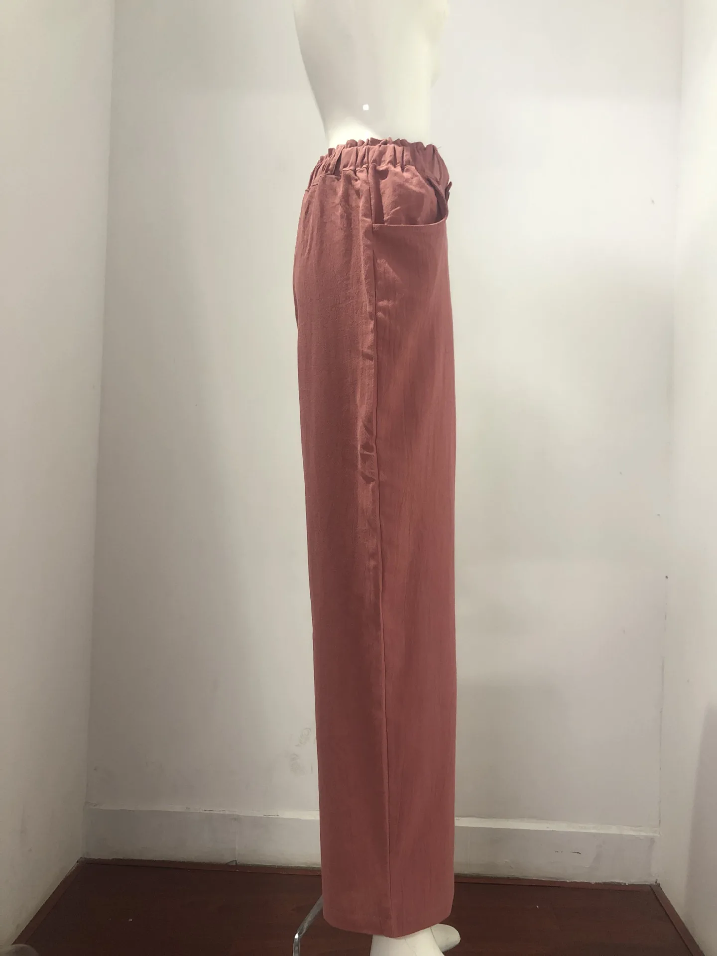 Summer 2026 New Ladies Cotton and Linen Straight Tube Cropped Casual and Comfortable Simple Women Radish Pants