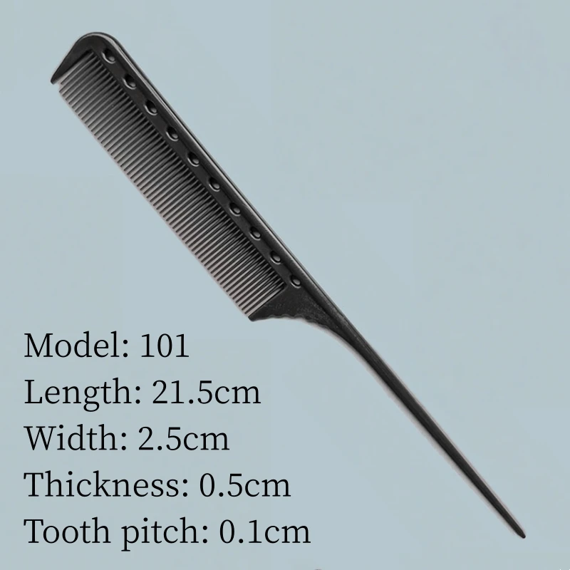 Pointed Comb Hair Salon Hairdresser Comb Hairstylist Steel Needle Pointed Tail Combs Barber Shop Professional Styling Hairbrush