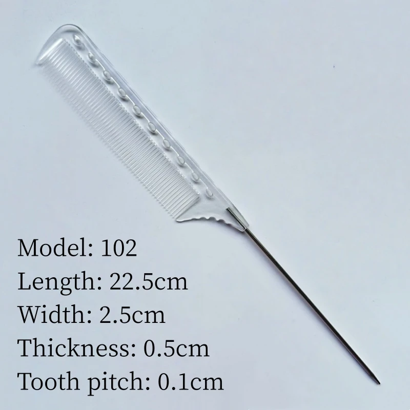 Pointed Comb Hair Salon Hairdresser Comb Hairstylist Steel Needle Pointed Tail Combs Barber Shop Professional Styling Hairbrush