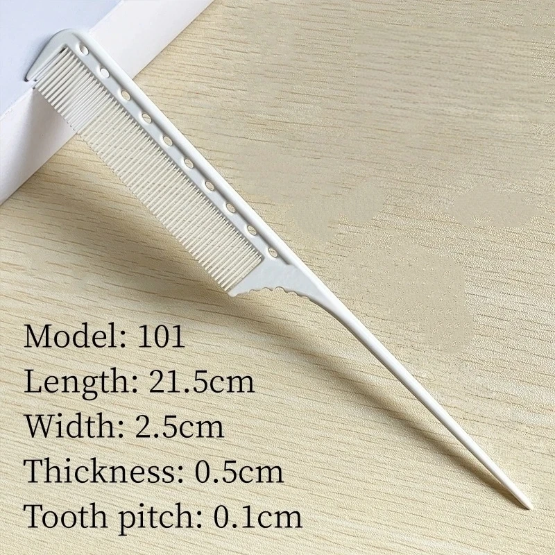 Pointed Comb Hair Salon Hairdresser Comb Hairstylist Steel Needle Pointed Tail Combs Barber Shop Professional Styling Hairbrush