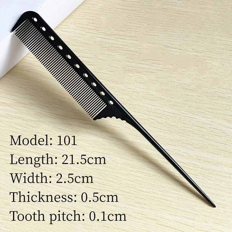 Pointed Comb Hair Salon Hairdresser Comb Hairstylist Steel Needle Pointed Tail Combs Barber Shop Professional Styling Hairbrush