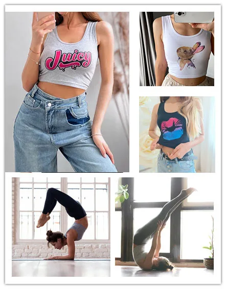 Queen Of Spades Design Hotwife Sexy Slim Fit Crop Top Women's Funny Flirting Style Tank Tops Summer Naughty Training Camisole