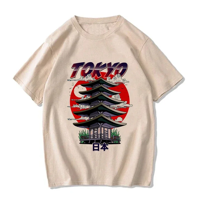 Women Men Gothic Mange Tshirt Tokyo Y2k T-shirt 2000s Funny Graphic Tee Shirt Hip Hop Streetwear Korean Style Clothes Tops Femme
