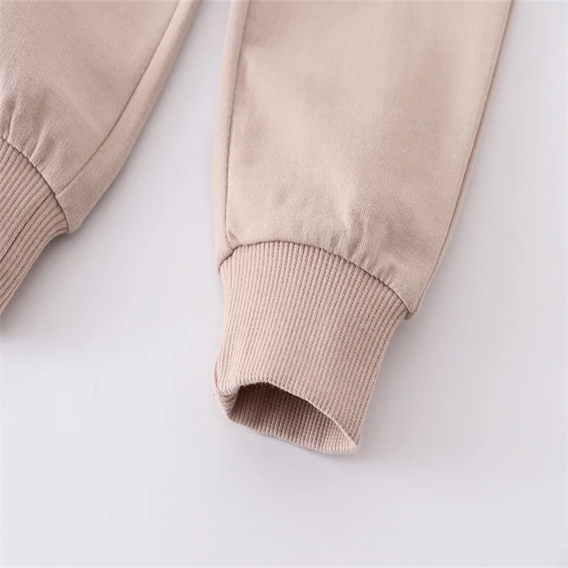 Jumping Meters 2-7T Yellow Children's Trousers Pants Plain Hot Selling Boys Girls Sweatpants Kids Sweatpants