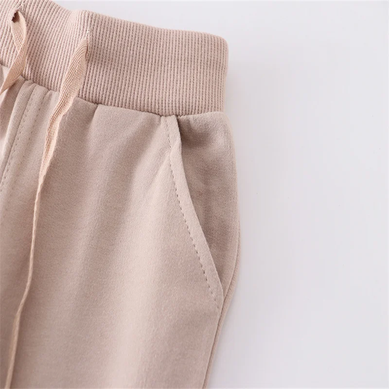 Jumping Meters 2-7T Yellow Children's Trousers Pants Plain Hot Selling Boys Girls Sweatpants Kids Sweatpants
