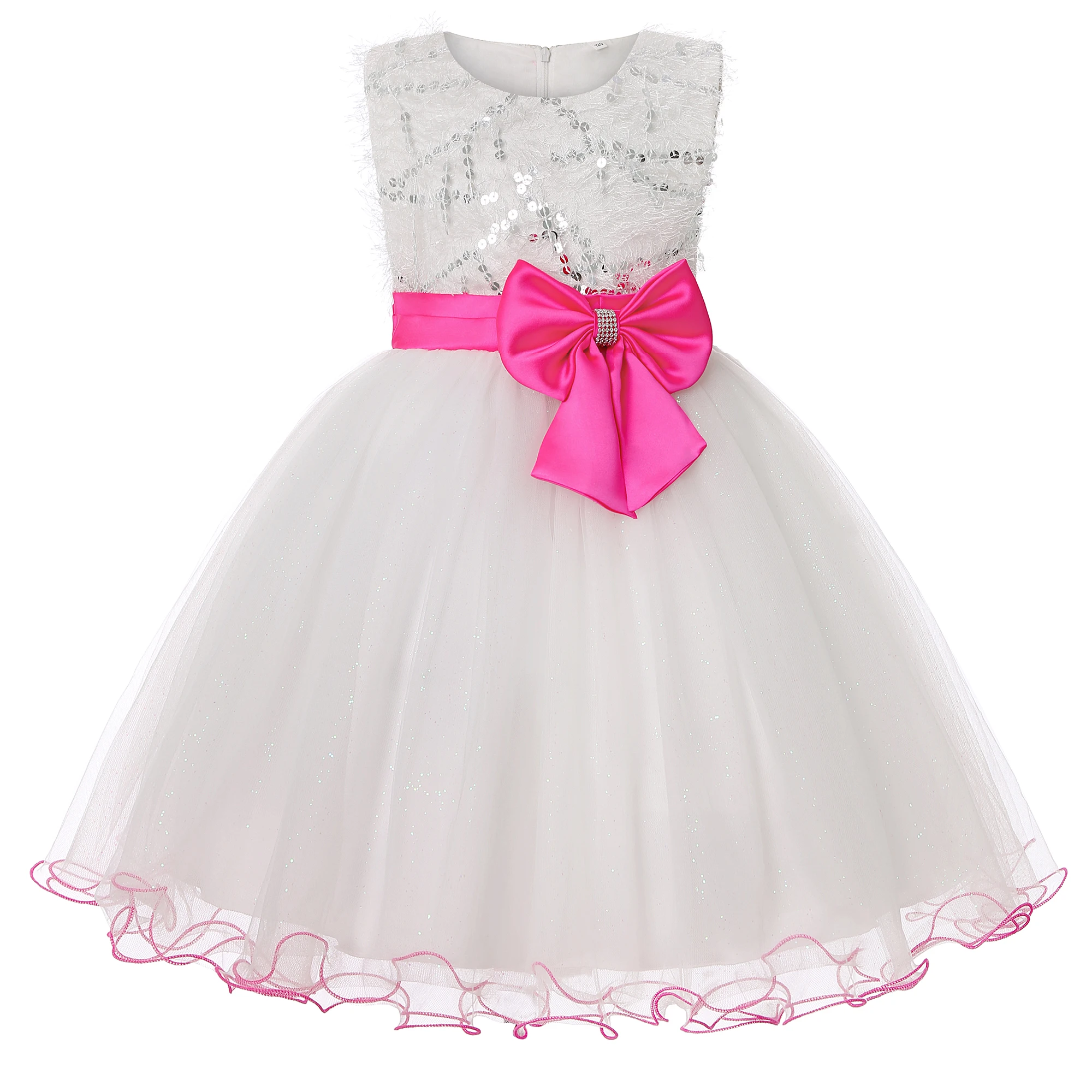 European and American Embroidery Dress Girl's Party Lace Princess Flower Child Net Gauze Pengpeng Dress