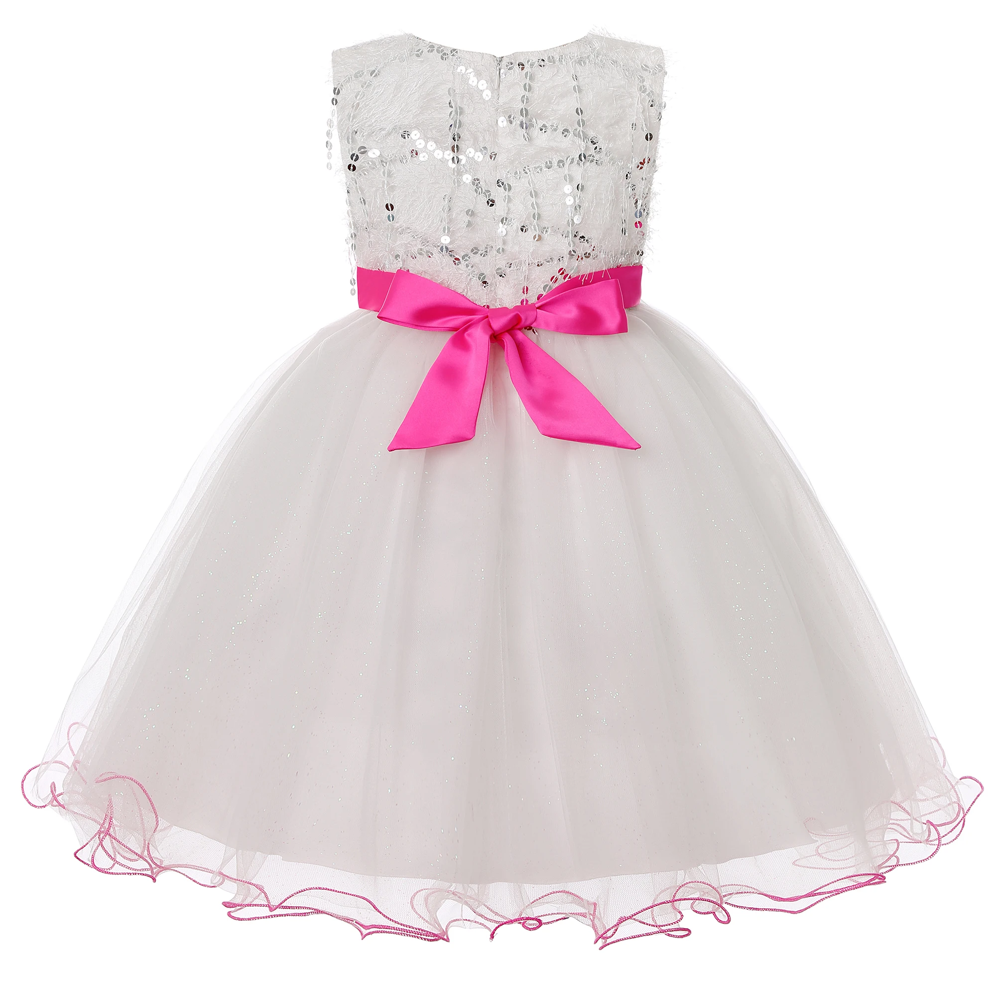 European and American Embroidery Dress Girl's Party Lace Princess Flower Child Net Gauze Pengpeng Dress